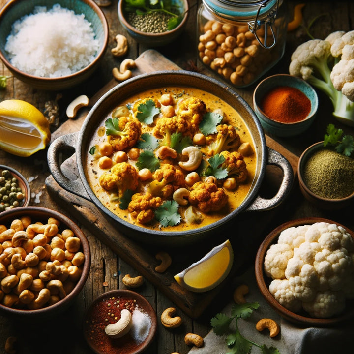 Cashew Curry mit Blumenkohl