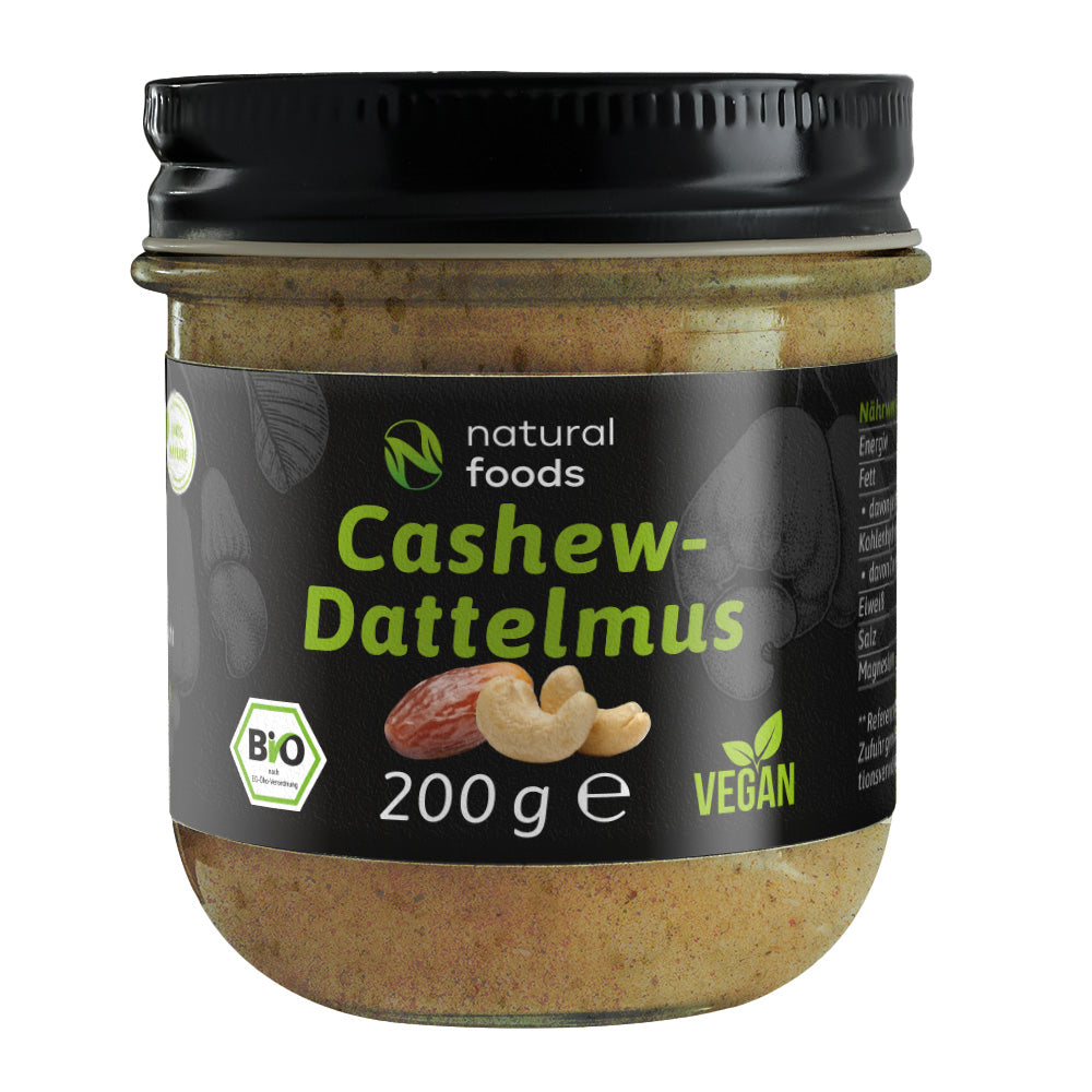 Bio Cashew-Dattelmus 200g