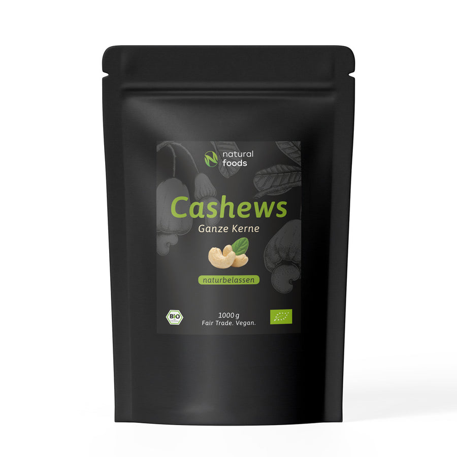 Bio Cashewkerne Premium Qualität, naturbelassen