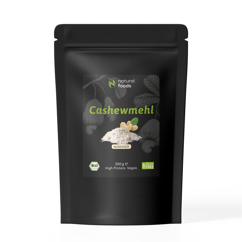Bio Cashewmehl, Glutenfrei, Low Fat & High Protein