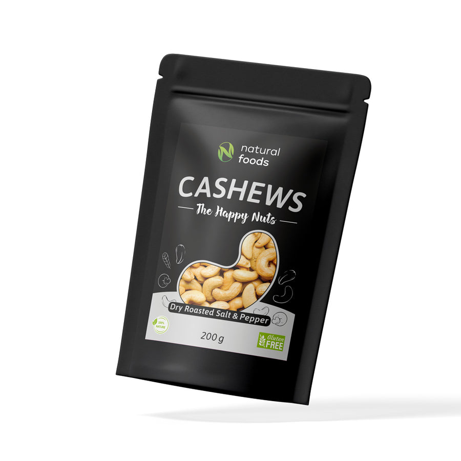 Cashews Dry Roasted Salt & Pepper  200g